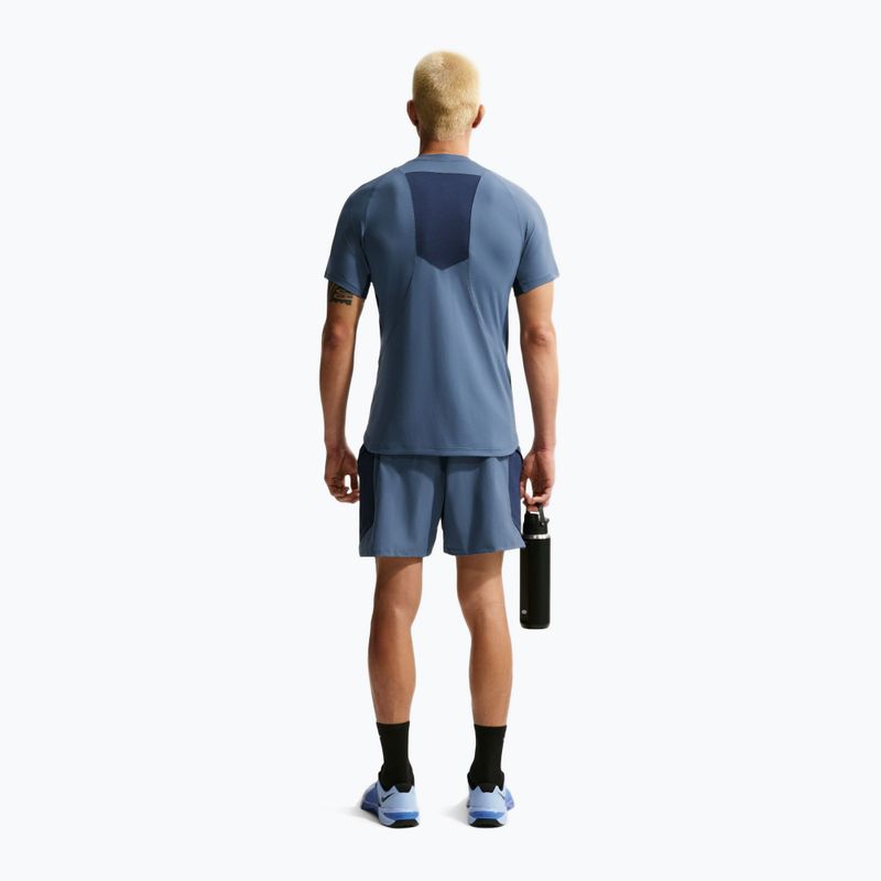 Pánske tréningové tričko Nike Pro Training Dri-Fit diffused blue/diffused blue 3