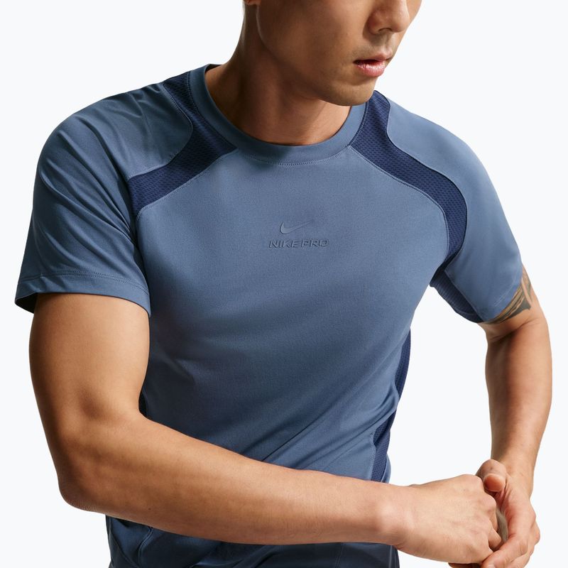 Pánske tréningové tričko Nike Pro Training Dri-Fit diffused blue/diffused blue 5