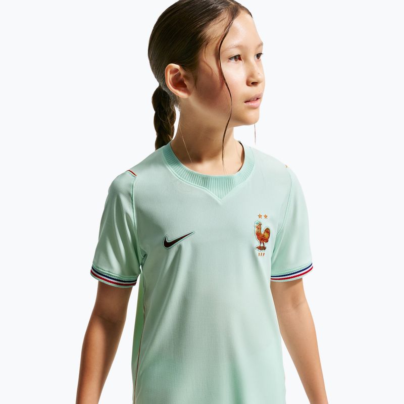 Detský futbalový dres Nike FFF 2026 Stadium Away igloo/monarch/monarch 7