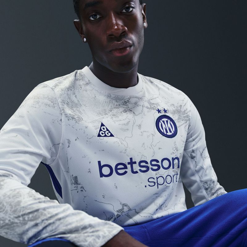 Pánsky futbalový dres longsleeve Nike Inter Milan Stadium SE white/white/hyper blue 8