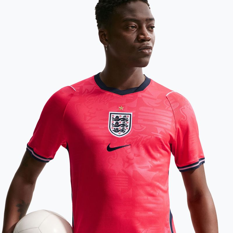 Pánske futbalové tričko Nike England 2026 Stadium Away speed red/obsidian/white/obsidian 4