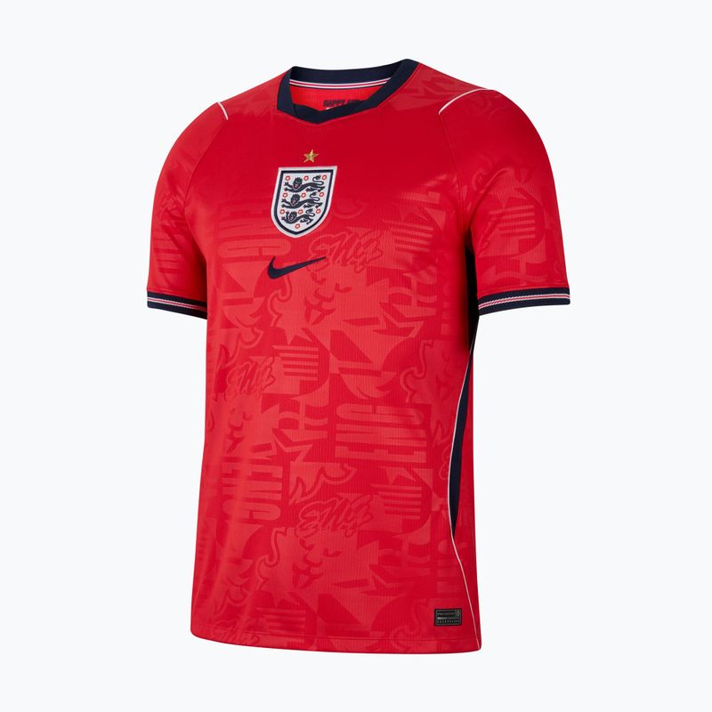 Pánske futbalové tričko Nike England 2026 Stadium Away speed red/obsidian/white/obsidian 7