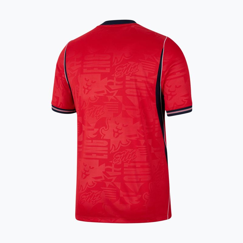 Pánsky futbalový dres Nike England 2026 Stadium Away speed red/obsidian/white/obsidian 8