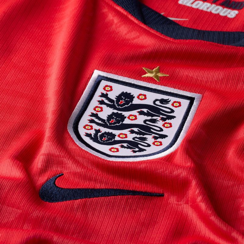 Pánske futbalové tričko Nike England 2026 Stadium Away speed red/obsidian/white/obsidian 9