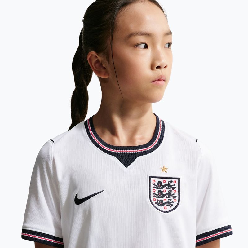 Detský futbalový dres Nike England 2026 Stadium Home white/speed red/obsidian/obsidian 7