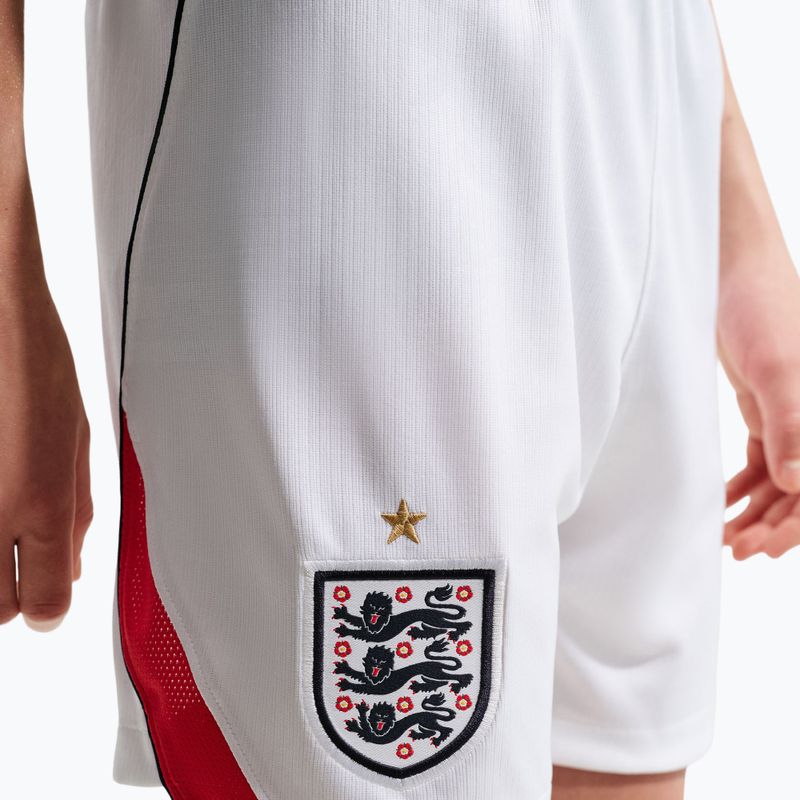 Detské futbalové šortky Nike England 2026 Stadium Home white/speed red/obsidian/obsidian 4