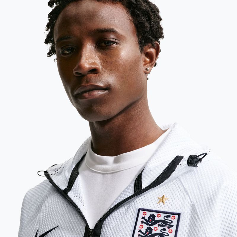 Pánska futbalová bunda Nike England Dri-Fit Soccer Anthem white/black/obsidian 5