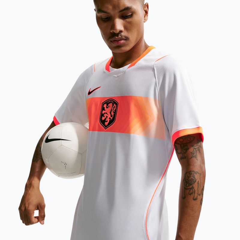 Pánsky futbalový dres Nike Netherlands 2026 Stadium Away white/hyper crimson/black 5