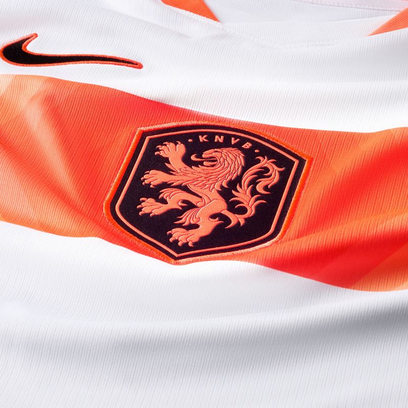 Pánske futbalové tričko Nike Netherlands 2026 Stadium Away white/hyper crimson/black 9