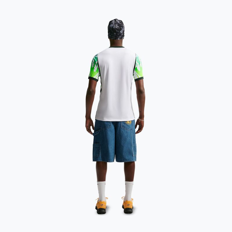 Pánsky futbalový dres Nike Nigeria 2026 Stadium Away white/green glow/black 3