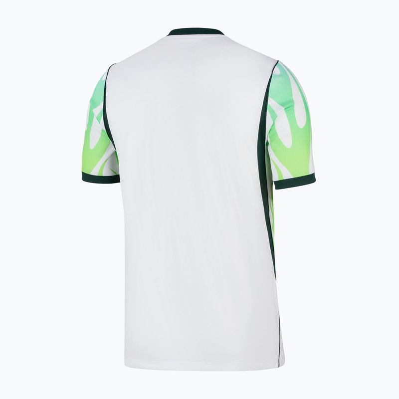 Pánsky futbalový dres Nike Nigeria 2026 Stadium Away white/green glow/black 8
