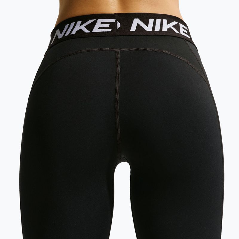 Dámske legíny Nike Pro Mid-Rise Crop black/white 5