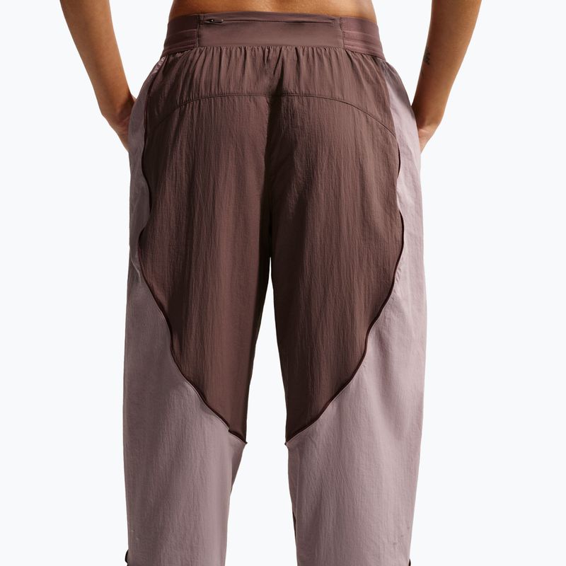 Dámske bežecké nohavice Nike Swift UV Repel Mid-Rise tattoo/light violet ore 5