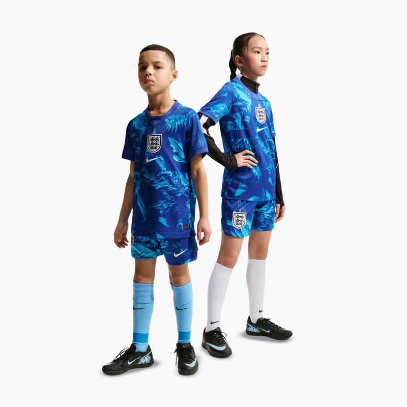 Detské futbalové šortky Nike England 2026/27 Stadium Goalkeeper astronomy blue/black/white 2