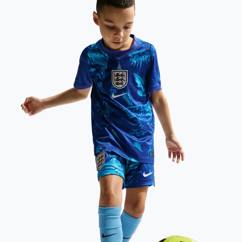 Detské futbalové šortky Nike England 2026/27 Stadium Goalkeeper astronomy blue/black/white 7