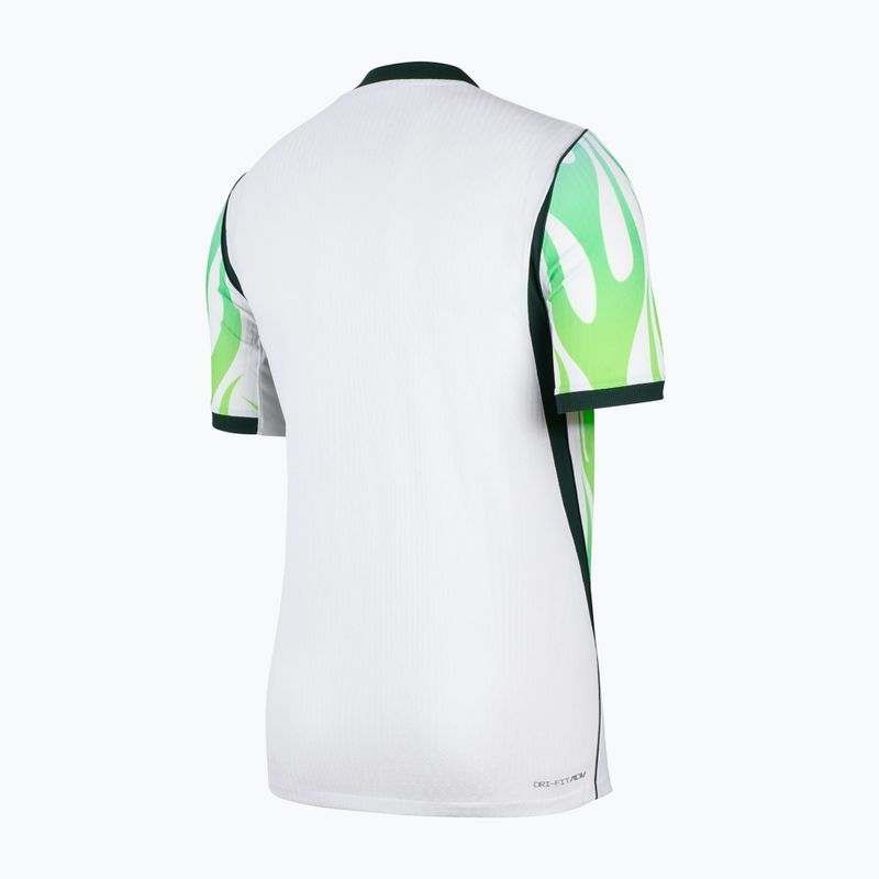 Pánsky futbalový dres Nike Nigeria 2026/27 Match Away white/green glow/black 2