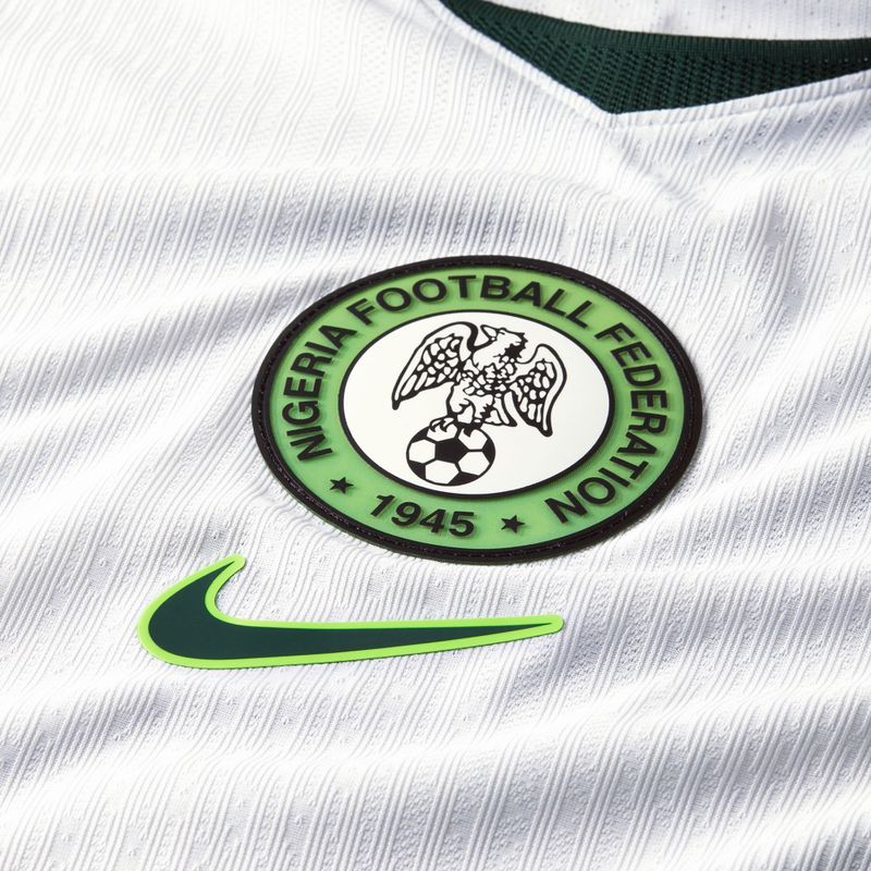 Pánsky futbalový dres Nike Nigeria 2026/27 Match Away white/green glow/black 3
