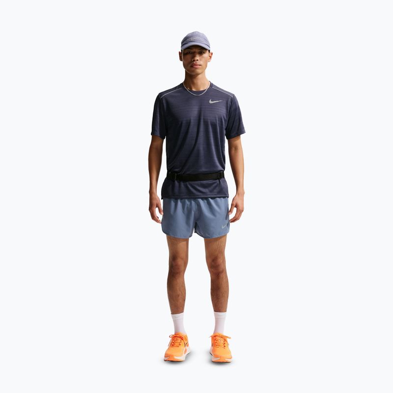 Pánske bežecké šortky Nike Fast Dri-Fit Brief Lined 3" diffused blue/black 2