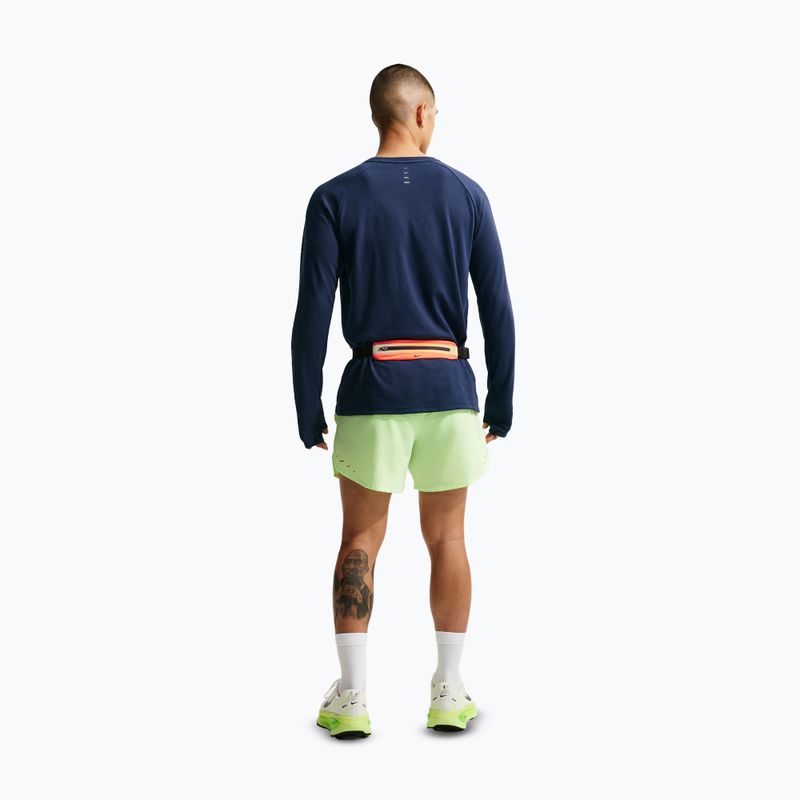 Pánske bežecké tričko longsleeve Nike Stride Dri-Fit Waffle Crew midnight navy 3