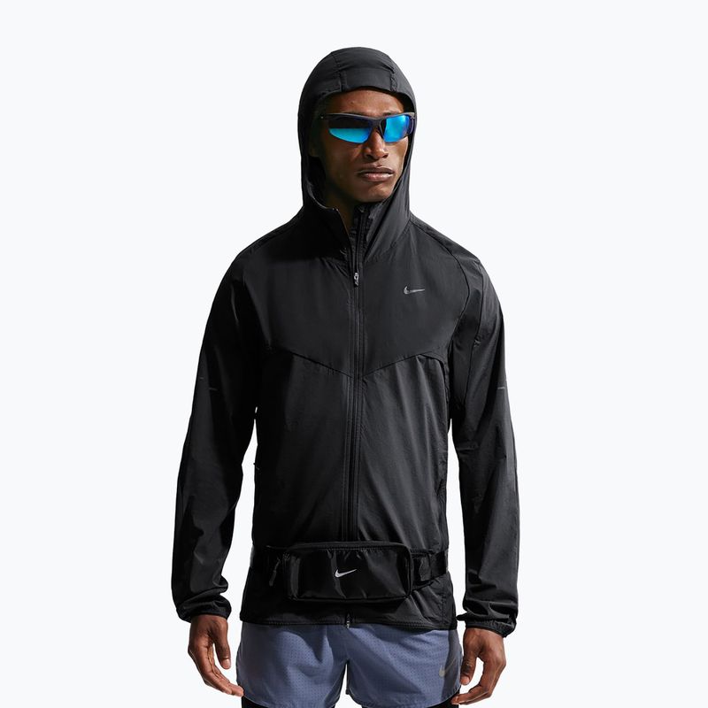 Pánska bežecká bunda Nike Stride Dri-Fit black/off noir/black/black