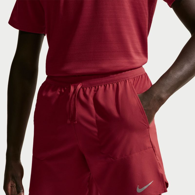 Pánske bežecké šortky Nike Stride Dri-Fit Brief-Lined 7" team crimson 5