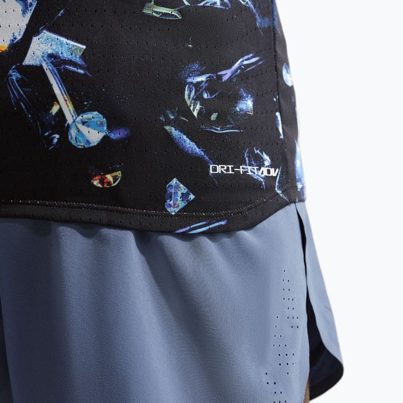 Pánske bežecké tričko Nike AeroSwift Dri-Fit ADV Singlet black/laser orange 5