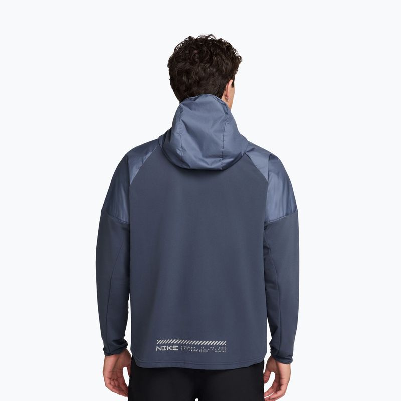 Pánska bežecká bunda Nike Miler Repel Winterized thunder blue 2