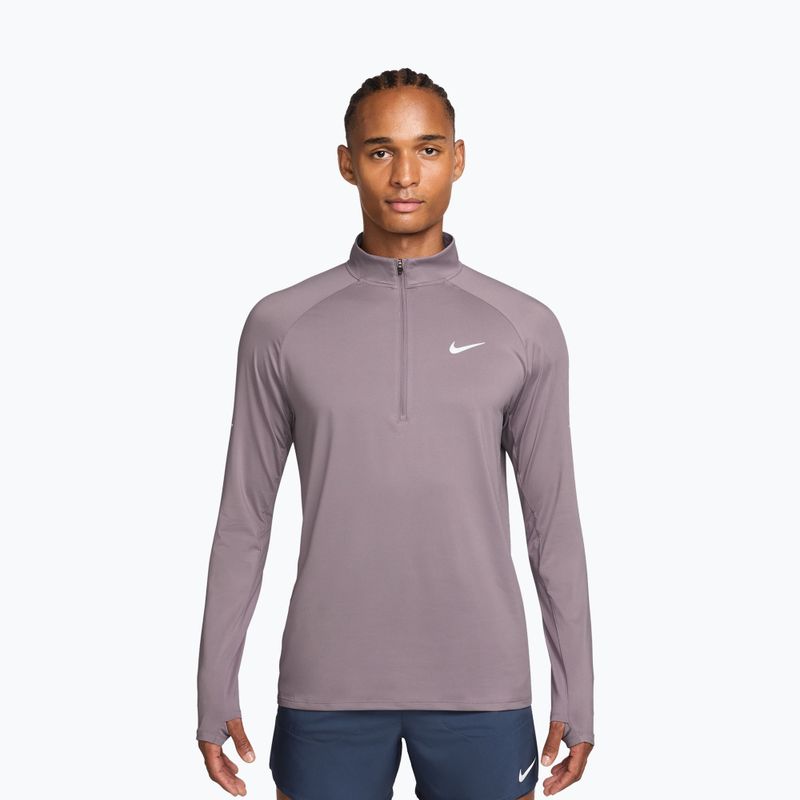 Pánska bežecká mikina Nike Stride 1/4 Zip Dri-Fit light violet ore