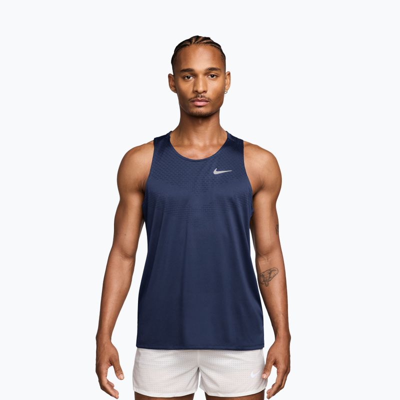 Pánske bežecké tričko Nike Stride Dri-Fit ADV midnight navy