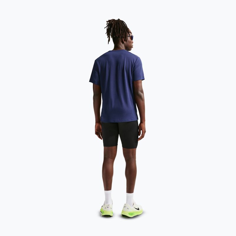 Pánske bežecké tričko Nike Miler Dri-Fit UV midnight navy 3