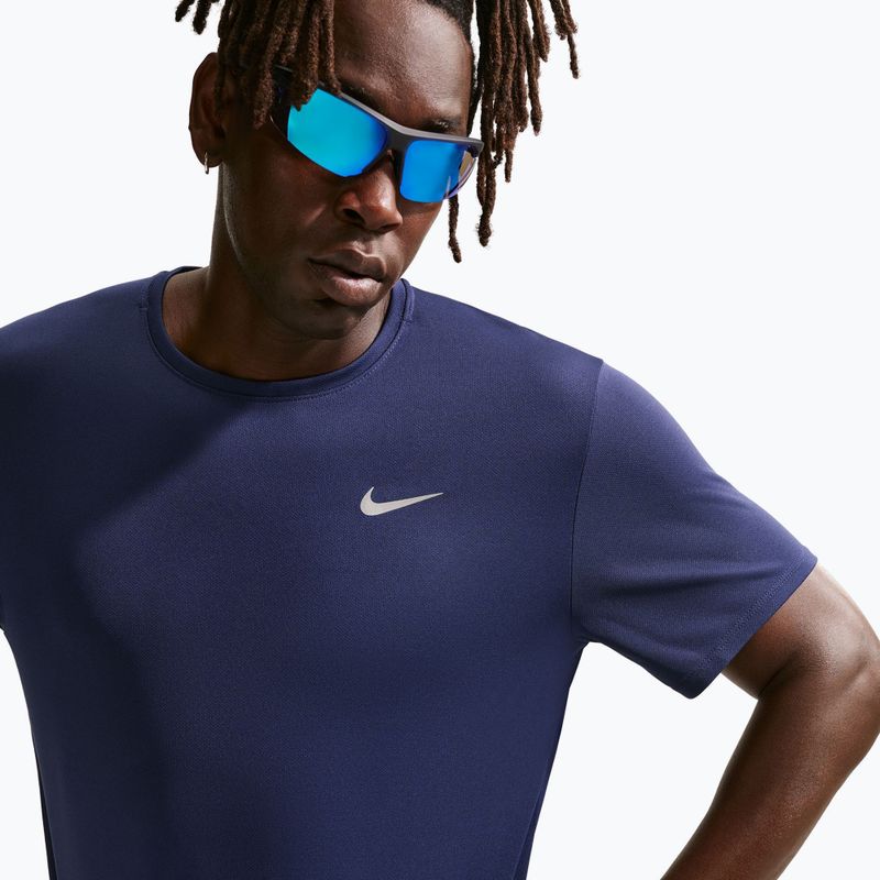 Pánske bežecké tričko Nike Miler Dri-Fit UV midnight navy 5