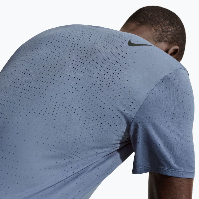 Pánske bežecké tričko Nike AeroSwift Dri-Fit ADV diffused blue/black 4