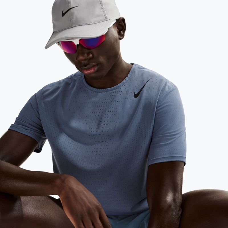 Pánske bežecké tričko Nike AeroSwift Dri-Fit ADV diffused blue/black 6