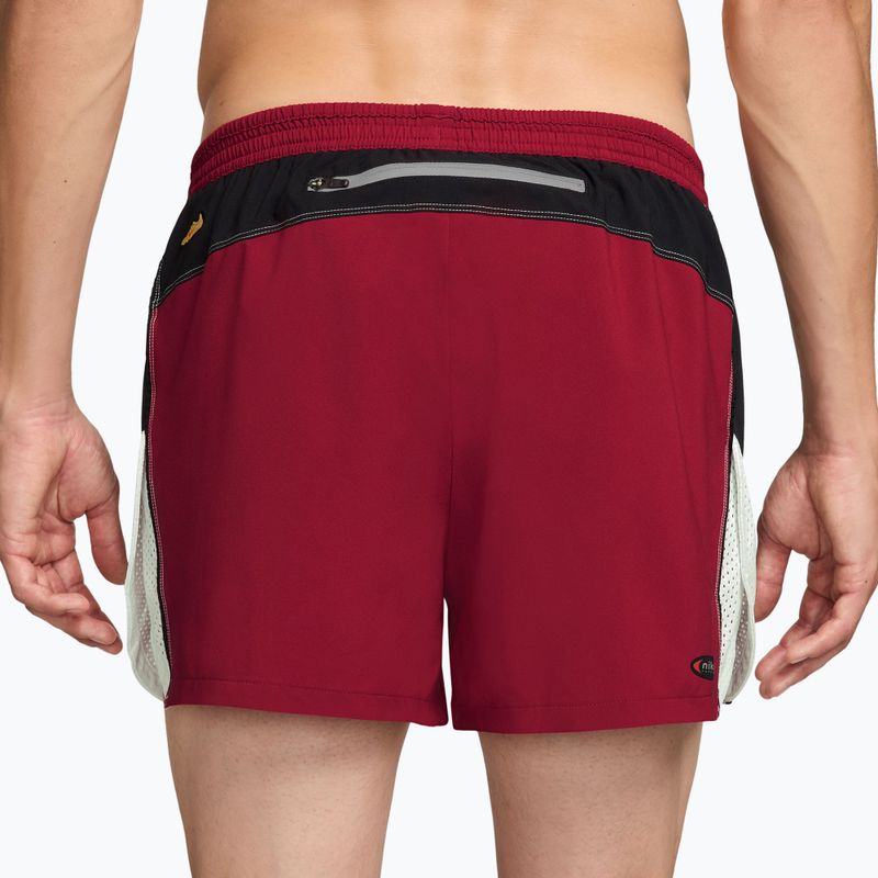 Pánske bežecké šortky Nike Retro Dri-Fit Brief-Lined 4" team crimson/black 2