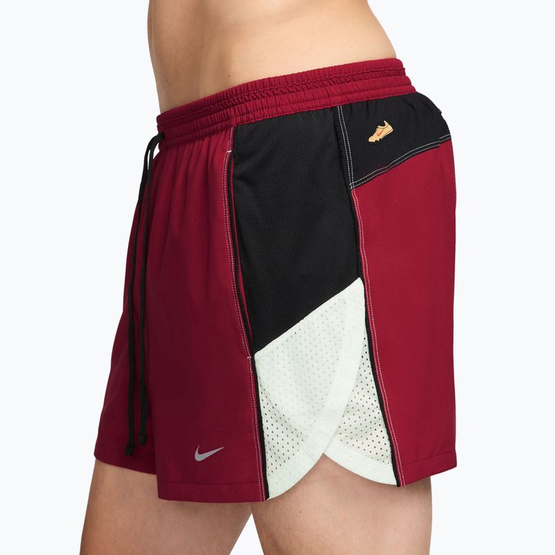 Pánske bežecké šortky Nike Retro Dri-Fit Brief-Lined 4" team crimson/black 3