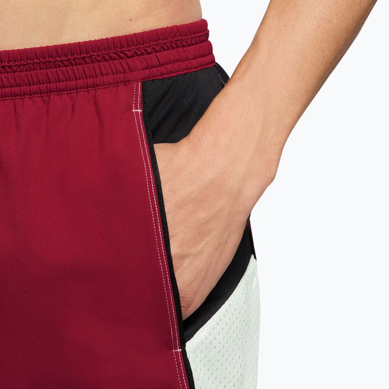 Pánske bežecké šortky Nike Retro Dri-Fit Brief-Lined 4" team crimson/black 4