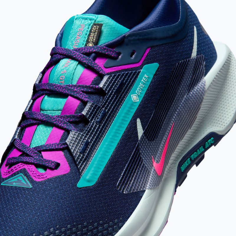 Pánske bežecké topánky Nike Pegasus Trail 5 GORE-TEX midnight navy/hyper pink/glacier blue 4