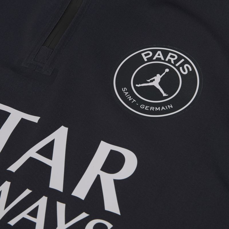 Pánske futbalové tričko longsleeve Nike Paris Saint-Germain Strike Elite SE Aerogami Shell Top black/black/atmosphere grey 11