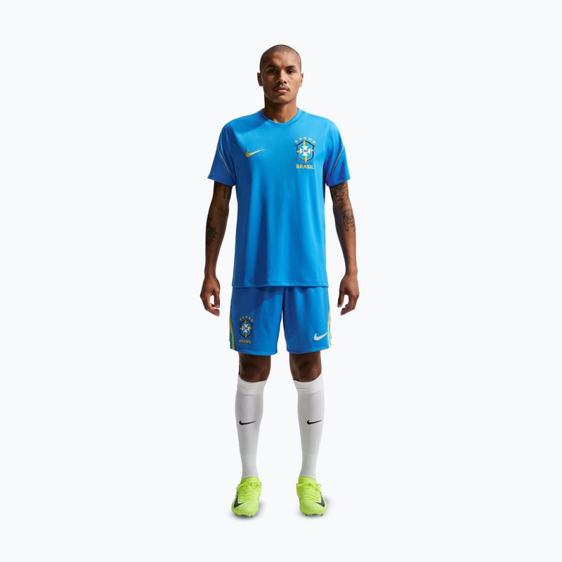 Pánske futbalové šortky Nike Brazil 2026 Stadium Home lt photo blue/light mint/white 2