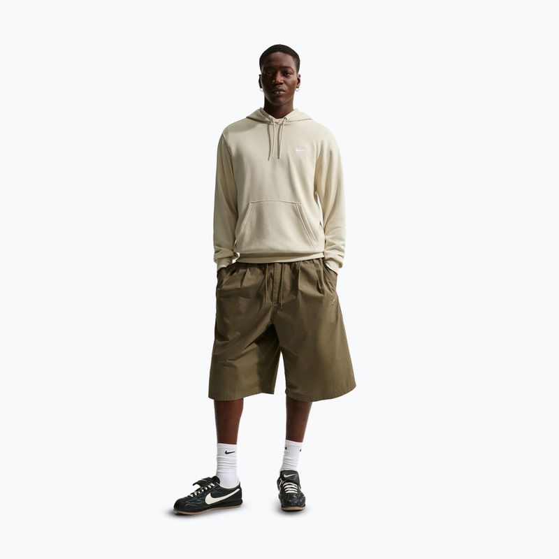 Pánska mikina Nike Club French Terry Pullover Hoodie light khaki/light khaki/white 2