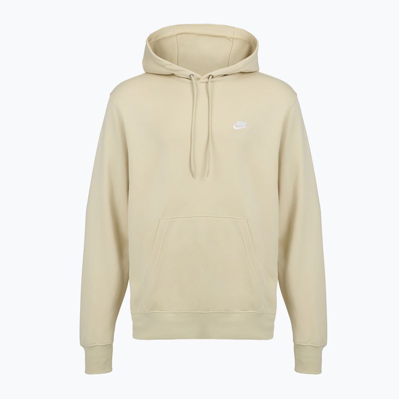 Pánska mikina Nike Club French Terry Pullover Hoodie light khaki/light khaki/white 6