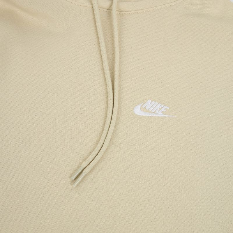 Pánska mikina Nike Club French Terry Pullover Hoodie light khaki/light khaki/white 8
