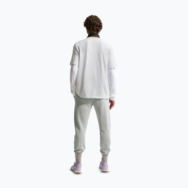 Pánske nohavice Nike Club French Terry Joggers light smoke grey/light smoke grey/white 3