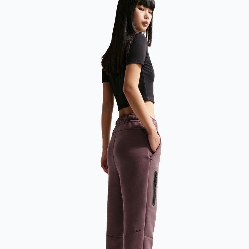 Dámske nohavice Nike Sportswear Tech Fleece Mid-Rise tattoo/black 3