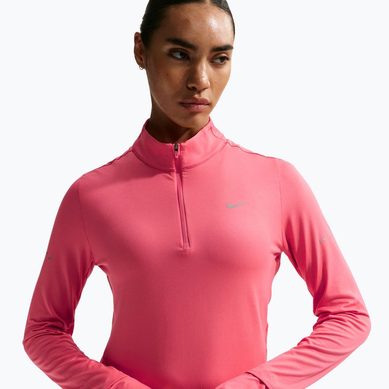Dámske bežecké tričko s dlhým rukávom Nike Swift Dri-Fit UV 1/4-Zip sea coral 4
