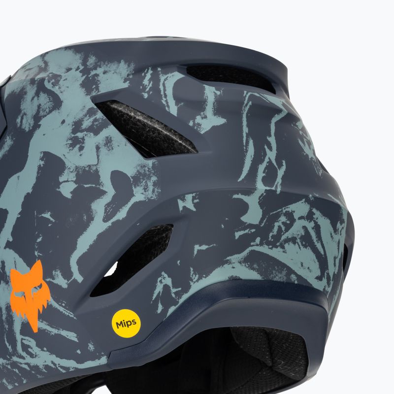Detská cyklistická prilba Fox Racing Rampage Image Print Jr arctic blue 9
