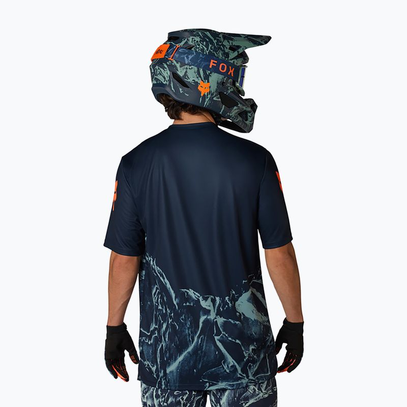Pánsky cyklistický dres Fox Racing Ranger Image Print arctic blue 2