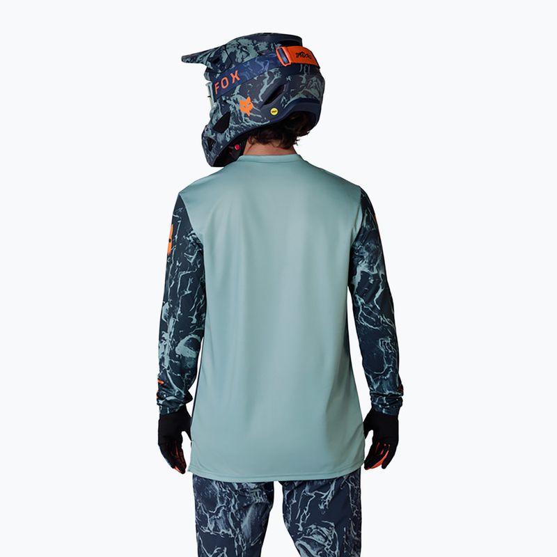 Pánske cyklistické tričko longsleeve Fox Racing Ranger Image Print arctic blue 2