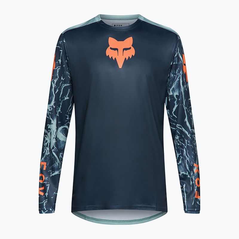Pánske cyklistické tričko longsleeve Fox Racing Ranger Image Print arctic blue 5