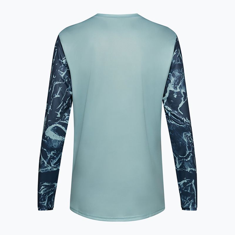 Pánske cyklistické tričko longsleeve Fox Racing Ranger Image Print arctic blue 6